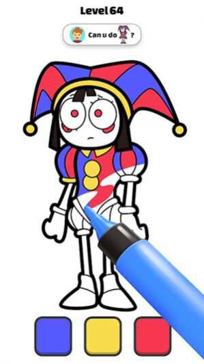 ColoringDigitalCircus_https://www.toolscha.com_休闲益智_第2张