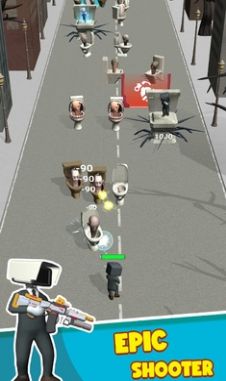 厕所怪兽奔跑射手_https://www.toolscha.com_飞行射击_第2张