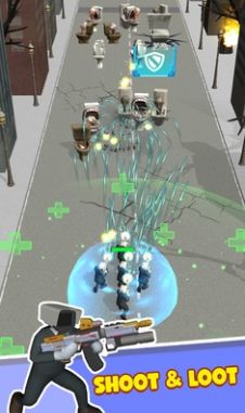 厕所怪兽奔跑射手_https://www.toolscha.com_飞行射击_第1张