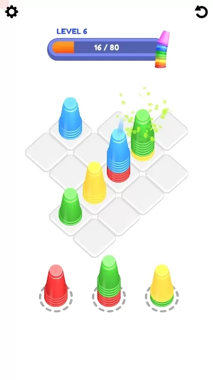 彩色杯子堆叠_https://www.toolscha.com_休闲益智_第2张
