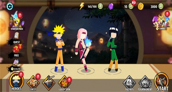 火柴人忍者3v3竞技场破解版_角色扮演_第1张_吐司下载站 火柴人忍者3v3竞技场破解版_https://www.toolscha.com_角色扮演_第1张